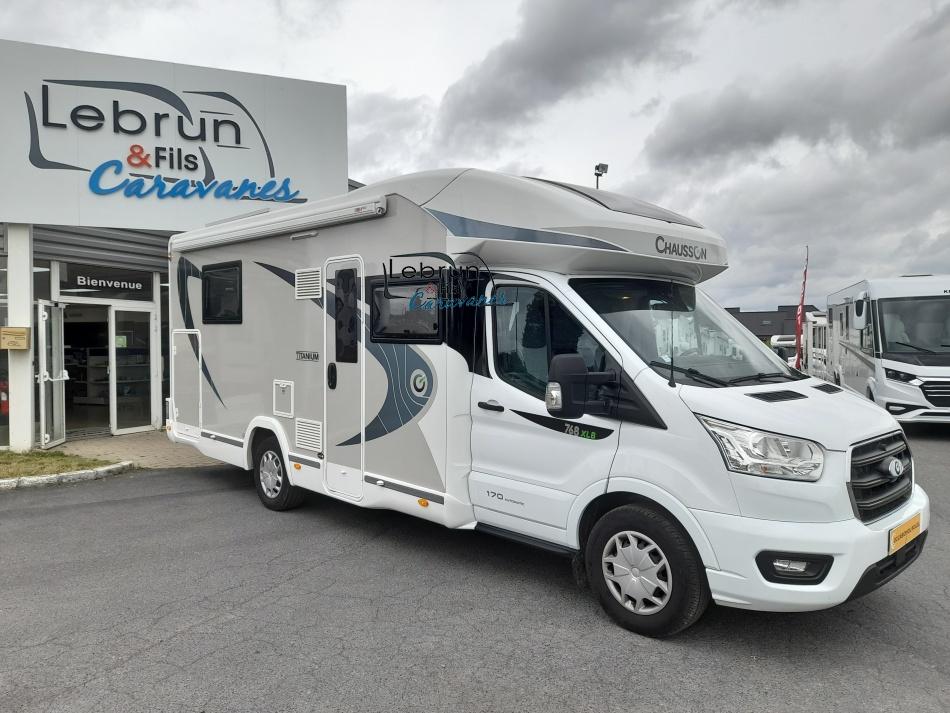 camping car CHAUSSON 768 XLB TITANIUM modèle 2020